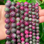 Yochus 60pcs 6mm Mixed Persian Jade Energy Healing Round Bulk Gemstone Beads for Jewelry Making Bracelet Necklace Earring DIY - color: mixed, size: 6mm