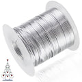 164 Feet Ultra-Soft 18 Gauge Aluminum Wire - 1mm Bendable Metal Craft Wire for Jewelry Making, Sculpting, Floral Wreath & DIY Christmas Ornaments (Silver) - color: Silver belt pulley