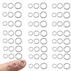1000pcs 6mm 7mm 8mm Stainless Steel Jump Rings Connector O Rings Accessories for Bracelet Necklace Earrings Lanyard Keychain DIY Craft Jewelry Making Supplies - size: 6/7/8mm