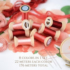 Natural 100% Mulberry Handmade Embroidery Silk Thread Silk Floss (33) - color: 33