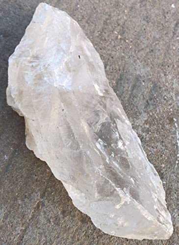 Luckeeper 4" Clear Quartz Crystal Wand Obelisk | Polished 6 Faceted Reiki Chakra Meditation Therapy,1PCS - size: 4" tall