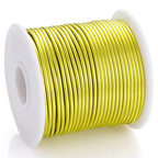 12 Gauge Yellow Green Aluminum Craft Wire (105FT) - Anodized for Jewelry Making, Beading Floral, Plant Gardening, Sculpting & Modeling Craft Wire (Yellow Green #7, 2mm) - color: Yellow Green #7