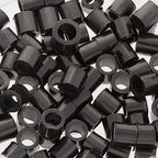 The Beadsmith Tube Crimp Beads, 2 x 2mm, 100 Pieces, Black Oxide Color, Uniform Cylindrical Shape, No Sharp Edges, Designed to Secure The Ends of Jewelry Stringing Wires and Cables