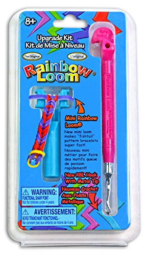 Rainbow Loom Tail Upgrade Kit - Metal Hook - Pink - color: Pink