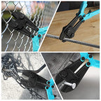 DURATECH 18-inch Heavy Duty Bolt Cutter for Rods, Bolts, Rivets, Chains, and Steel Wires, Bi-Material Ergonomic Rubber Grip Handle, Chrome Vanadium Steel Forged Blade - size: 18" Bolt Cutter