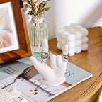 PUDDING CABIN Mothers Day Gifts for Mom Wife, Hand Ring Holder - I LOVE YOU - Wedding Ring Stand, Rings Display, Rings Organizer, Birthday Engagement Gifts for Women, Men, Couple, Home Decor - style: I Love You
