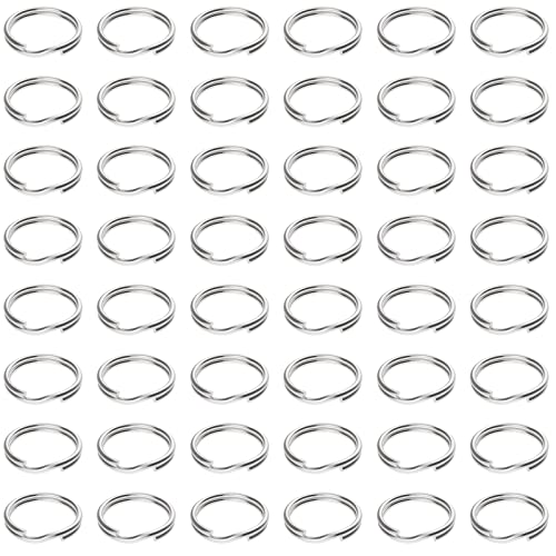 Pawfly 200 Pack 1/2 Inch Mini Split Jump Ring with Double Loops Small Metal Rings Connectors for Jewelry Necklaces Bracelets Earrings Crafts Ornaments and DIY Arts - size: 1/2 Inch,200 PCS