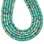 150pcs 4x2mm Green Jasper Disk Rondelle Spacer Stone Semi Precious Gemstone Loose Beads for Jewelry Making 15 Inch - color: Green Jasper