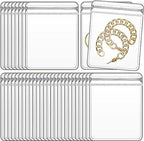 GSXRB Small PVC Jewelry Bags - Pouch Packaging for Rings & Earrings (100PCS, 2.36 * 3.15IN) - size: 2.36*3.15 IN