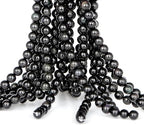 4mm 200pcs Natural Stone Round Beads Black Obsidian Genuine Stone Beading Loose Gemstone DIY Charm Smooth Beads for Bracelets Necklaces Earrings Hole Size 1mm (Black Obsidian 4mm) - color: Black Obsidian, size: 4mm