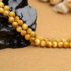 Natural Round AAA+ Gold Tiger Eye Gemstone Loose Beads Energy Stone Healing Power for Bracelet Jewelry Making 1 Strand 15"（10mm,38pcs） - color: gold, size: 10mm