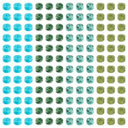 Craftdady 200Pcs Natural Stone Beads Green Jasper African Turquoise Beads Heishi Disc Stones Spacer Bead Flat Round Gemstone Bead for DIY Jewelry Bracelets Necklaces Making, 4 Styles - color: Green 4x2 mm