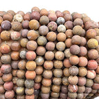 ABCGEMS Velvet-Matte-Finished Mexican Aqua Nueva Agate Beads (Enhance The Stone's Inherent Texture and Nature Hues with a Non-Glare Aesthetic) Smooth Round 8mm (Non-Shiny) - color: Aqua Nueva Agate (From Chihuahua City, Mexico)