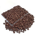 Amaney 500Pcs Brown Pony Beads 6x9mm with Storage Box for Making Bracelet Hair Braids Crafts - color: Glow Star