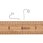 KISSITTY 100-Piece Platinum French Hook Ball Dot Earwires 22x11mm Dangle Earring Wires Findings