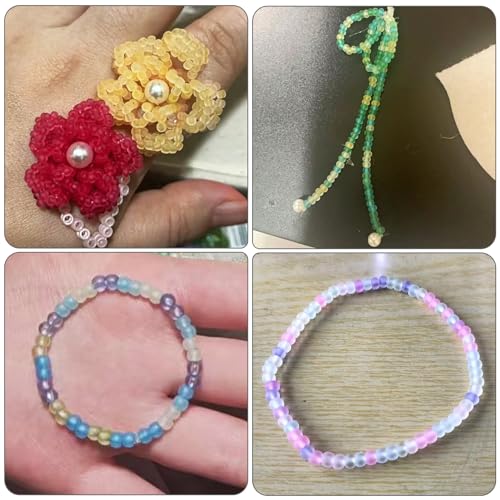 3mm Frosted Glass Beads Bulk, 2000 Pcs Jewelry Making Beads for Friendship Bracelet, Pendants, Key Chains, Necklaces, Hairpins (Royal Blue) - color: Royal Blue, size: 3mm