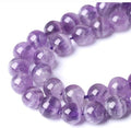 180Pcs Natural Amethyst Gemstone Beads Energy Healing Crystal Stone Round Loose Gemstone Stone Beads for Jewelry Making, DIY Bracelets Necklaces (Amethyst-6mm) - color: Amethyst-6mm
