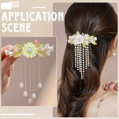 1 Box 100PCS Flower Bead Caps with Large Holes Ab Color Transparent Acrylic Floral Plastic Flowers Spacer Loose Beads Charm Bulk for Adults Jewelry Making Necklaces Bracelets DIY Crafts