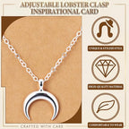 Kenning 30 Pcs Mother's Day Necklace Gifts Bulk Pendant Necklace Set for Women Gold Plated Acrylic Adjustable Clavicle Chain with Card - color: Silver, style: Stylish Mixed Style