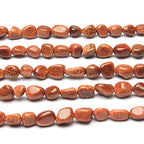 MJDCB Natural Irregular Shape Stone Beads 6-8mm Gold Sand Stone Gemstone Energy Cured for Jewelry Making Necklaces - color: Gold Sand Stone