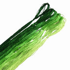 8 Skeins Mulberry Silk Floss Embroidery Thread Floss-Cross Stitch Threads China Silk Woven Jewelry Threads DIY Sewing Kits (01) - color: 01