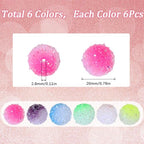 SUNNYCLUE 20mm Acrylic Bubblegum Beads Bulk - Colorful Candy Ball Shaped Large Rhinestone Beads for Beadable Pens, Chunky Bubble Gum Loose Spacer for Jewelry Making Supplies - color: 36pcs 20mm Candy Ball Shaped Beads
