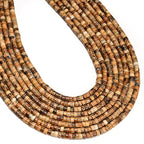 170 Pcs 2x4mm Natural Picture Jasper Stone Bead Heishi Disc Beads for Bracelets Jewelry Making Crafts - color: Picture Jasper, size: 2x4mm