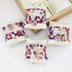 Twinfree Bohemia Beaded Bracelet for Women, Polymer Clay Stretch Bracelets - color: color 10