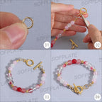 1 Box 60 Sets Toggle Clasps Ring and Bar Clasp Gold & 120Pcs Brass Open Jump Rings OT Toggle T-Bar Connectors Findings for Jewelry Making Supply DIY Crafts Necklace Bracelet Supplies - style: Style 1