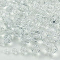 480pcs Crystal Glass Beads 3mm 4mm 6mm 8mm 10mm Round Faceted Glass Spacer Beads for Bracelets Necklace Earring DIY Jewelry Making Craft(Clear) - color: Clear