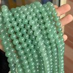 MJDCB Natural Stone Beads Green Aventurine Round Loose Beads for Jewelry Making DIY Bracelet Necklace (10mm) - color: Aventurine, size: 10mm