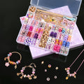 Uniartfy Charm Bracelet Making Kit, 305 Pieces Jewelry Making Kit Supplies for Girls 8-12, Birthday Gifts, DIY Arts Crafts for Teens Women Kids Ages 5 6 7 8 9 10 11 12 Years Old with Organizer Box - color: Gold