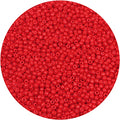 2200pcs Glass Seed Beads Bulk, 4mm 6/0 Pony Beads Bulk for Jewelry Making Mini Spacer Beads Loose Beads Craft Small Glass Seed Beads for DIY Bracelet Wrist (Red) - color: Red