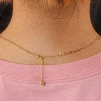 Gold Necklace Extenders,14K Gold Chain Extenders with Round Clasp, Durable Plated Solid Brass Necklace Bracelet Anklet Extension Chains(1 2 3 Inch,Gold) - color: B-Gold, size: 1,2,3inch