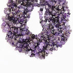 7-8mm Natural Amethyst Gemstone Chips Loose Beads Semi Precious for Jewelry Making DIY Handmade Craft Supplies 1 Strand per Bag Approxi 34" - color: Amethyst Chips