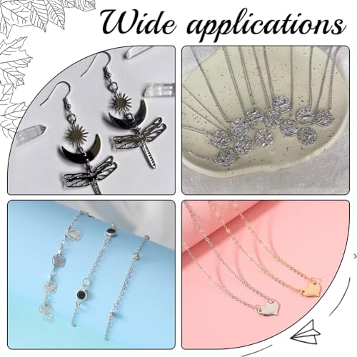 Beebeecraft 600Pcs 4/5/6/8mm Open Jump Rings 18K Gold & 925 Sterling Silver Plated 304 Stainless Steel Jump Ring Connector Links for Jewelry Making DIY Crafts Accessories - color: Gold and Silver