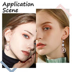 SUNNYCLUE 1 Box 36Pcs Rhinestone Earring Hooks Earring Fish Hooks Ear Wires Fish Hooks Crystal Cubic Zirconia Earring Findings Ear Wire Hooks for Jewelry Making Accessories DIY Dangle Earrings Craft - color: 36pcs Rhinestone Earring Hooks Mixed Color