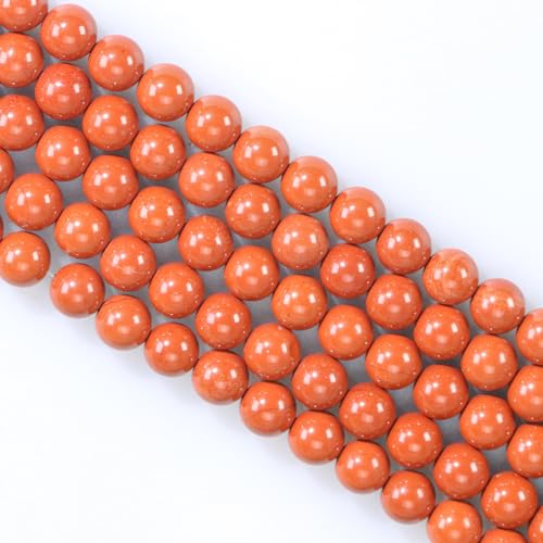 Natural Flame Jasper Beads 8mm Round Semi Precious Stone Beads for Jewelry Making Adults - color: Flame Jasper, size: 8mm