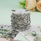 UMAOKANG 2 Yard Silver Chain for Jewelry Making Hollow Oval Chain Necklace Bracelet DIY Jewelry Supplies Findings - color: Silver Hollow Oval