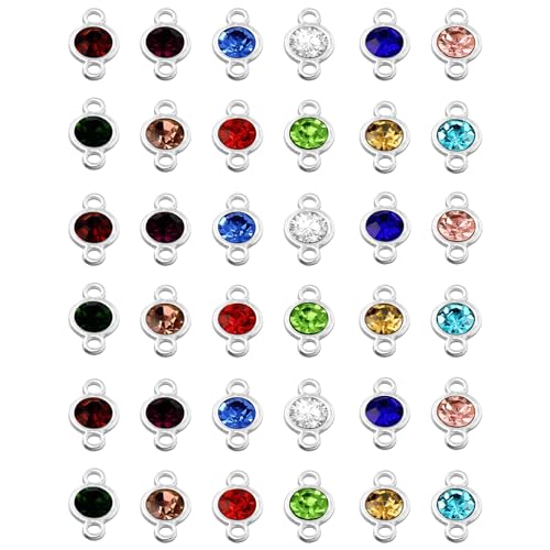 Zakrafo 36 Pcs Permanent Jewelry Starter Kit Double Loops Connectors for Jewelry Making Accessories Supplies for Necklace Bracelet Earring Keychain Craft
