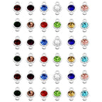 Zakrafo 36 Pcs Permanent Jewelry Starter Kit Double Loops Connectors for Jewelry Making Accessories Supplies for Necklace Bracelet Earring Keychain Craft