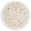 Pearl Beads for Craft, Anezus 500pcs Ivory Faux Fake Pearls, 10 MM Small Sew on Pearl Beads with Holes for Jewelry Making, Bracelets, Necklaces, Hairs, Crafts, Decoration and Vase Filler - size: 10 Mm