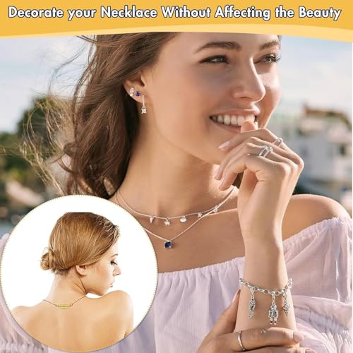 12 Pack Magnetic Necklace Clasps and Closures. Necklace Jewelry Extender with Strong Magnet. for Jewelry Necklace Bracelet Making. Gold and Silver Plating (12Pcs | Gold Cylinder) - color: 12Pcs | Gold Cylinder