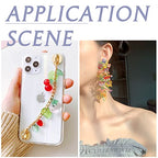 Crafans 50Pcs Frosted Acrylic Leaf Charms Spring Autumn Leaf Pendants Maple Leaves Beads Plant Petal Charms for Jewelry Making (Random Color) - color: Random Color