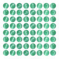 MJDCB 30pcs Blue Green Cat Eye Stone Beads 12mm Round Crystal Loose Bead for Jewelry Making DIY Bracelets Necklace - color: Blue Green, size: 12mm(30pcs)