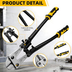 GRENPRO 18" Bolt Cutter, CRV Chrome Vanadium Steel Blade, Yellow & Black Non-Slip Handle for Cutting Chain, Wire, Screw, Rivet - style: 18" Bolt Cutter