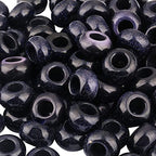 SUNYIK Blue Sand Stone Large Hole (6mm) Rondelle Loose Charms European Bead fits Bracelet,Jewelry Makings Pack of 20 - color: Blue-Blue Sand Stone, size: 14x8mm