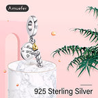 S925 Bead Dangle Charms for Bracelets Necklaces, Compatible with Pandora - style: Birthday Charm