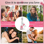 MULA 925 Sterling Silver Charms for Bracelets and Necklaces Lipstick and Bag Dangle Pendants Tower Camera Beads Jewelry Charms for Women - color: Champagne and Glass