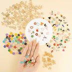 352 Pcs Assorted Charms for Jewelry Making,Mixed Enamel KC Gold Alloy Letter Pendants,Wholesale Bulk Jewelry Charms for DIY Necklace Bracelet Earring and Crafting - style: A4:Charms-252PCS